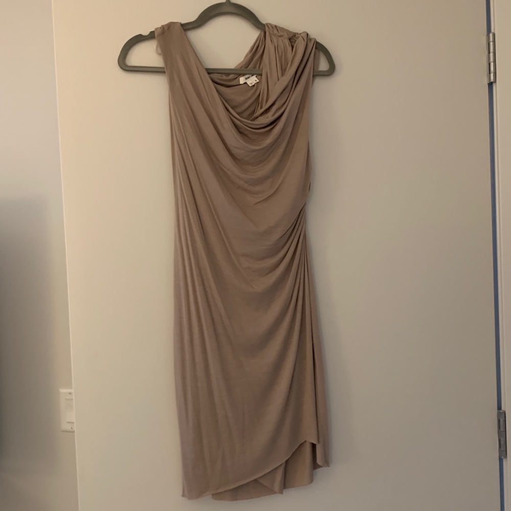 Grey Cotton Helmut Lang Dress
